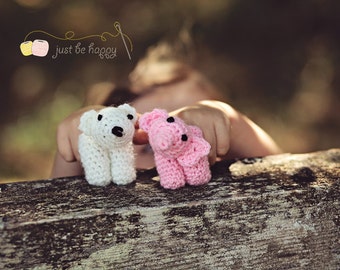Instant Download, Little Zoo Finger Puppets, Crochet PATTERN