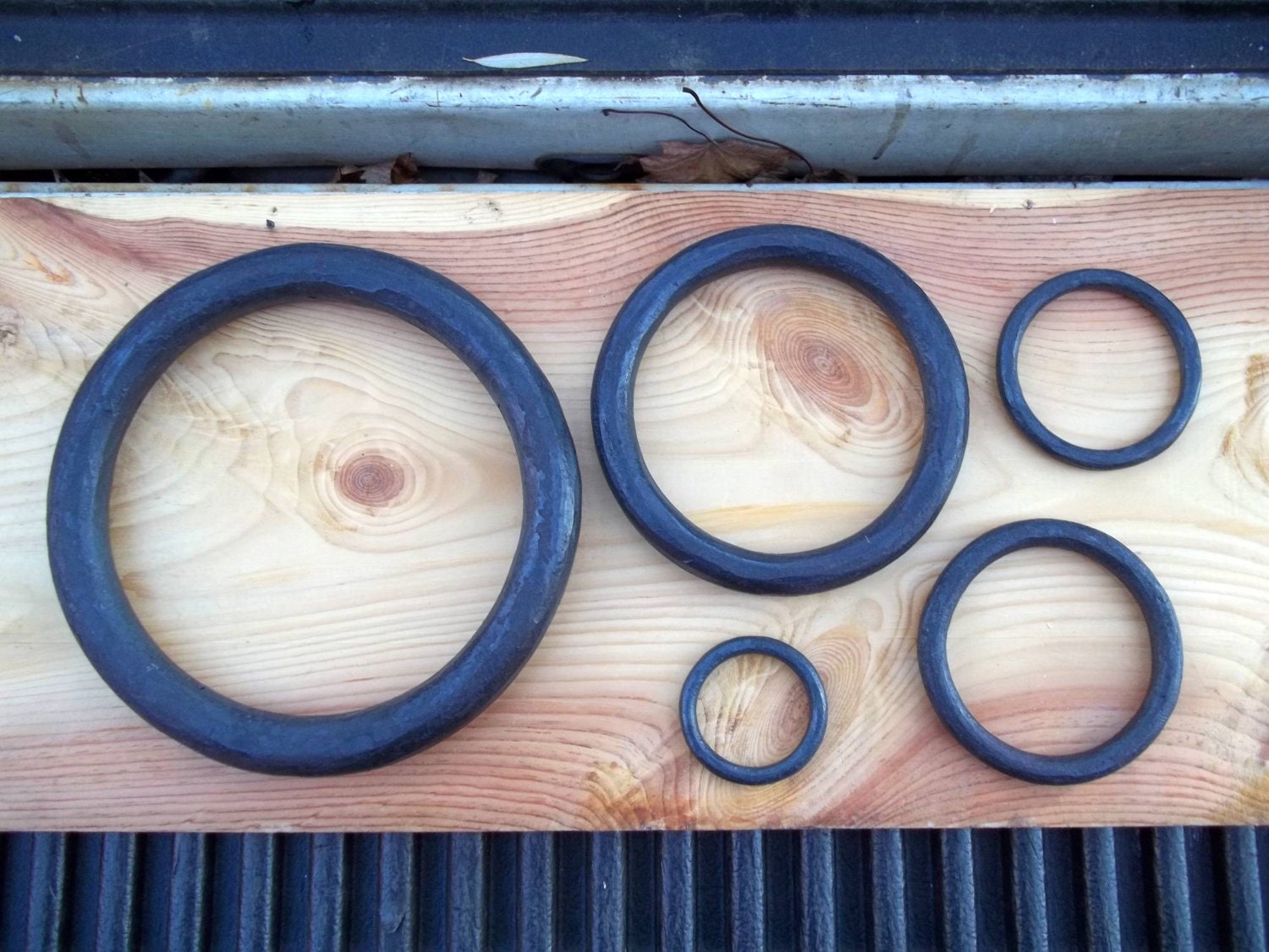 Iron Rings 5 Sizes Solid Hand Welded