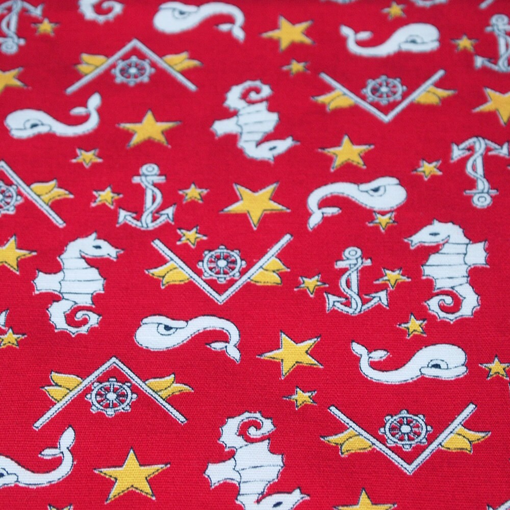 vintage 50s novelty print fabric featuring adorable by vintagevice