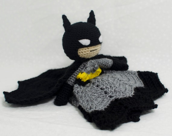 crochet for blanket wedding pattern AdventuresInYarnia Batman security by crochet lovey blanket