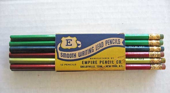 Package of Vintage 1950's Empire Pencil Co. by kelleystreetvintage