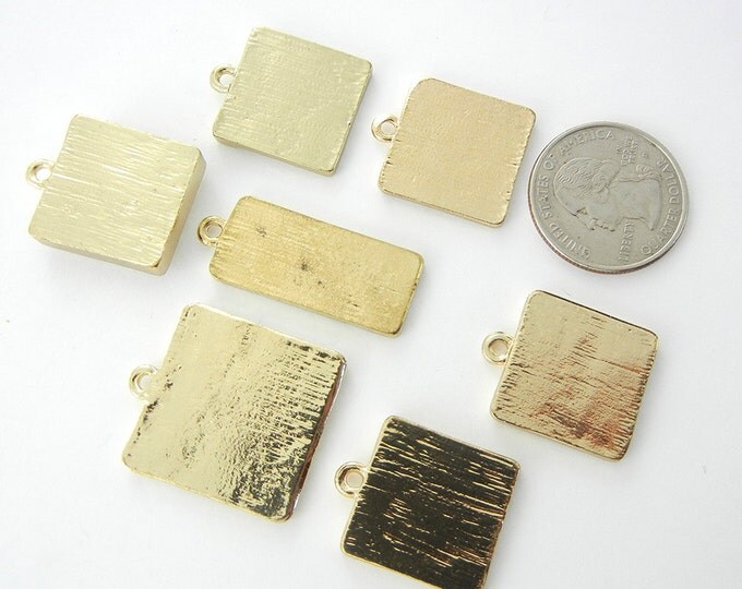 Set of 7 Gold-tone Technology Themed Charms