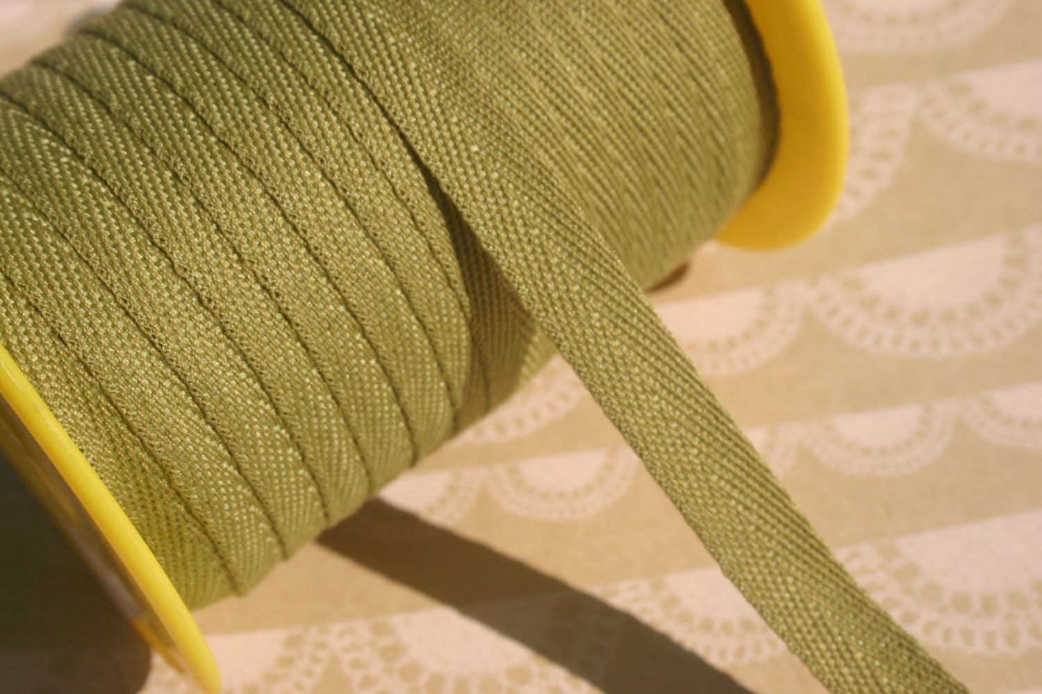 OLIVE GREEN Twill Tape Trim Sewing Bunting Shipping