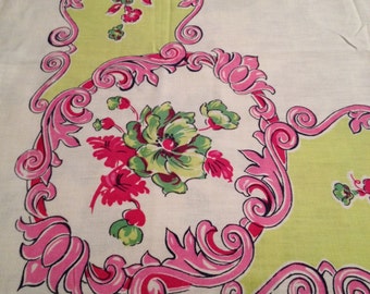 Vintage Floral Tablecloth