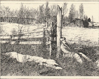 Fence Post Drawing Fence Post Drawing