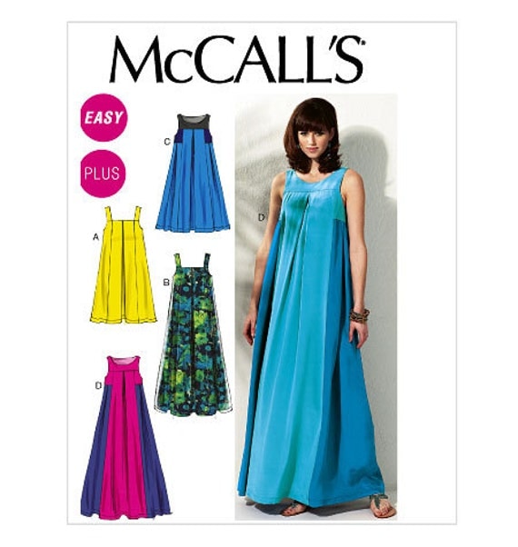 Tent Dress Sewing Pattern Womens Dress Pattern McCalls