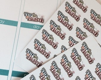 21 Time For A Haircut Stickers, Calendar Stickers, Fits Erin Condren Life Planner, Reminder Stickers