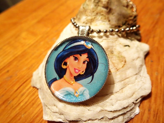 Jasmine Princess Jasmine Jasmine Necklace Diseny Jewely, Girls Necklace Disney Fan