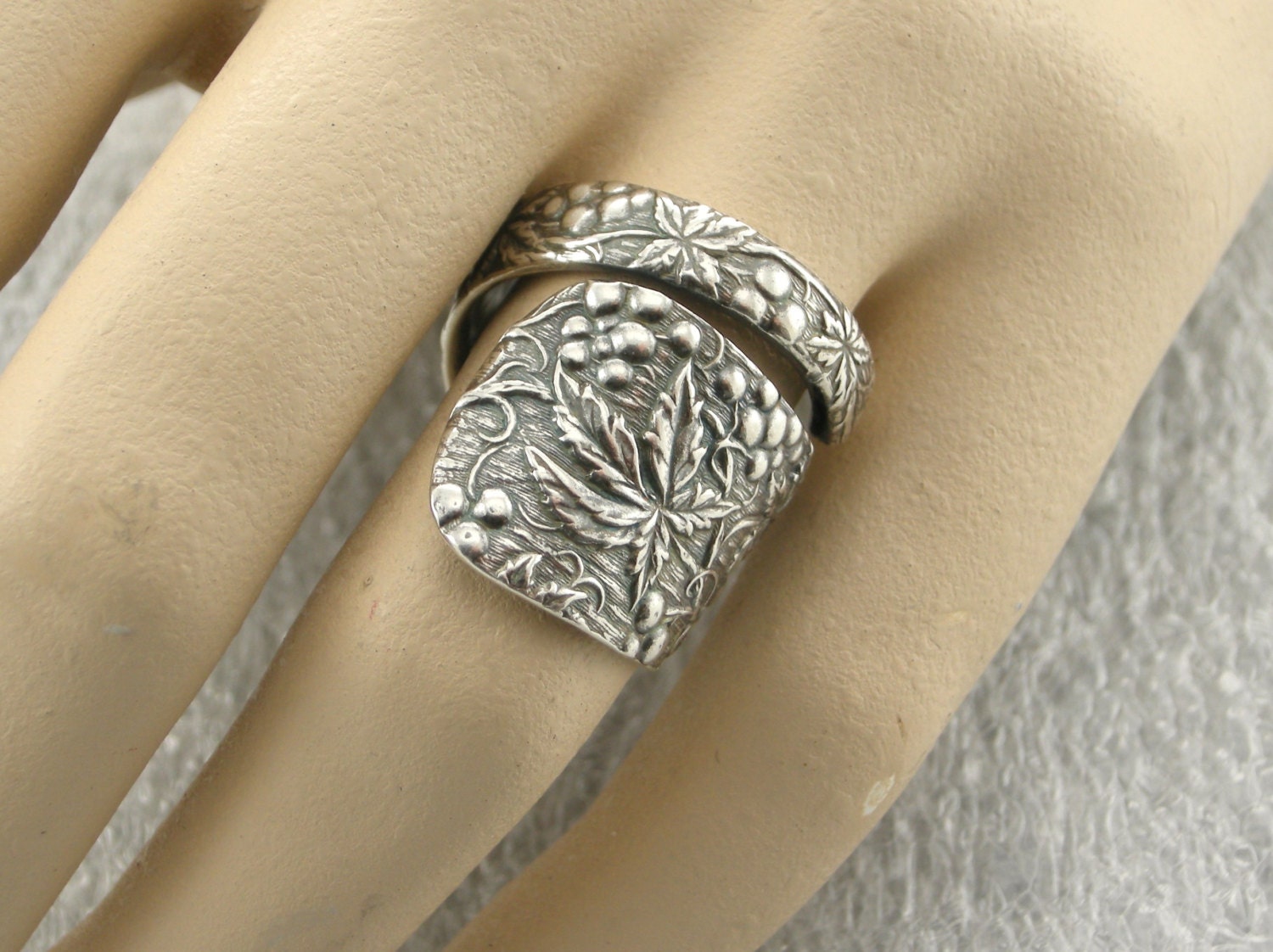 RING STERLING SILVER Hand Formed From by McWilliamsBopArt