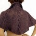CUSTOM ORDER. Knit capelet, Outlander inspired cape, Knit Shoulderette, Romantic cape, Victorian capelet, Cabled knit cape,