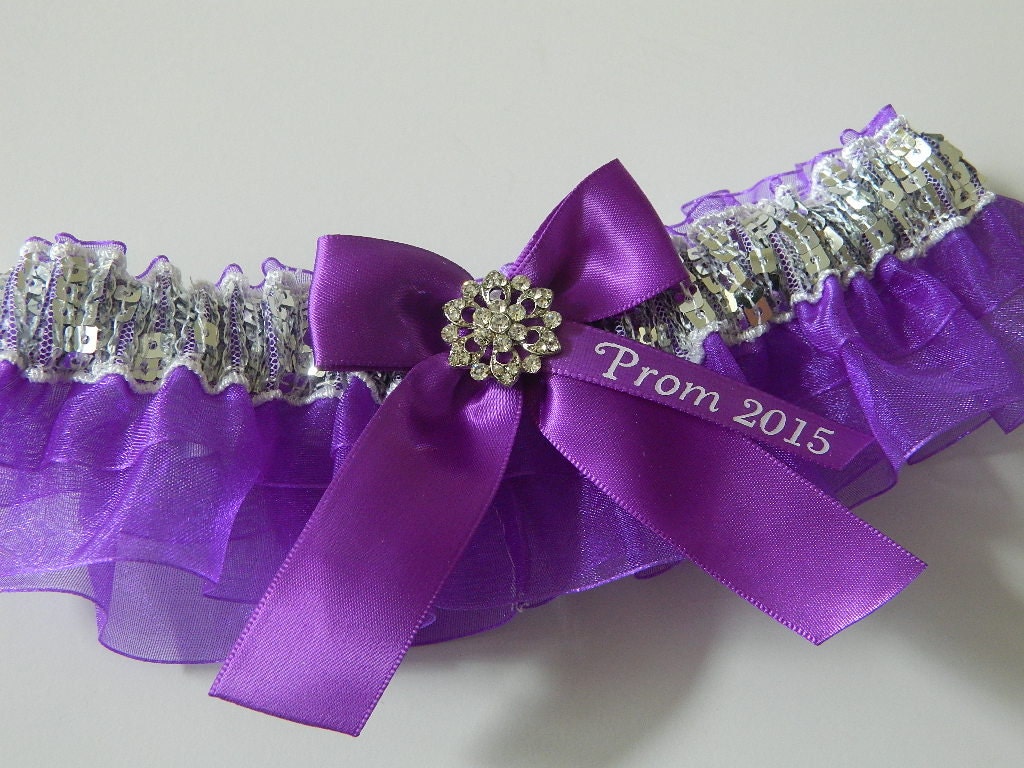 Prom Garters Purple Prom Garter 2016 Prom Garter by PerfectGarter