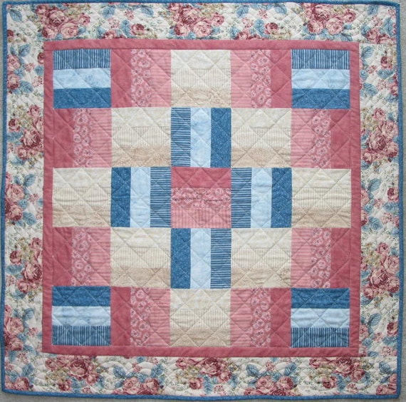 PDF Copy - Lap Quilt Pattern - Simple Strip Block Pattern - Beginner Quilt from ...