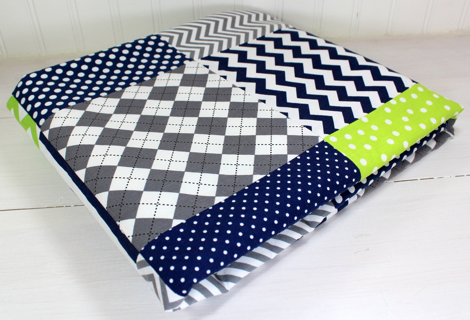 Baby Boy Blanket Nursery Decor Photography Prop Minky