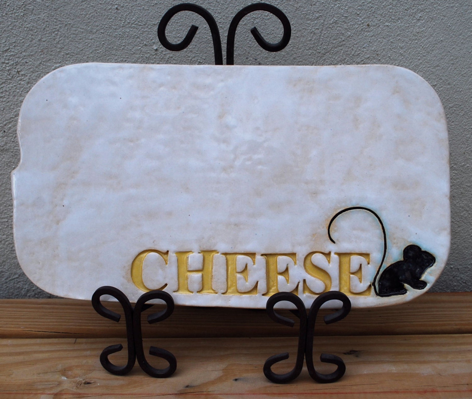 Cheese Board Ceramic Serving Board Bridesmaids Gifts by Bigdogpots