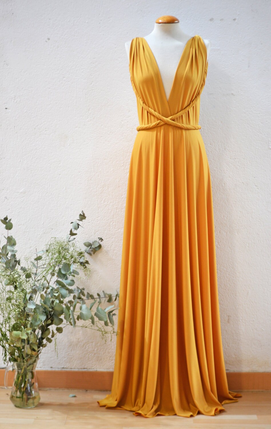 red infinity gown
