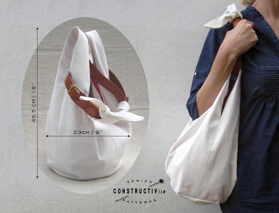 Easy Fabric Hobo Tote Bag sewing pattern