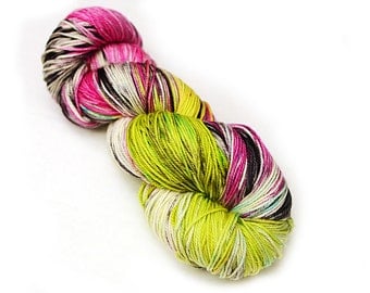 Hand Dyed Sock Yarn - Cashmere Merino - 115g