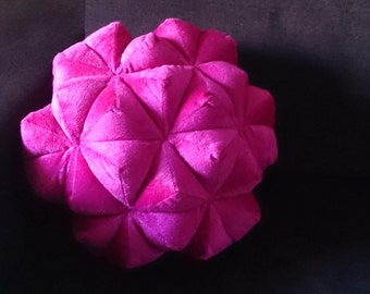 Pink pillow/Velvet Pillow/Star Pillow/moroccan pouf/Origami/Shaped Pillow/Unique Wedding Gift/Gift Mom/Decorative throw pillow/home gifts