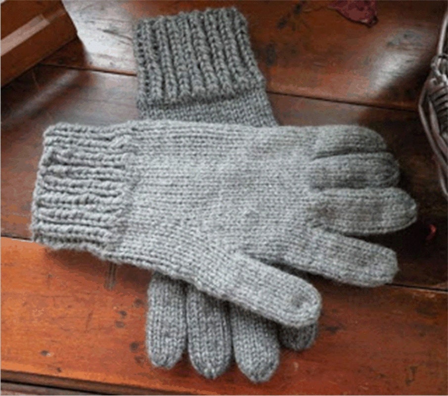 Knit these SUPEREASY Men's Gloves Easy Pattern Fast