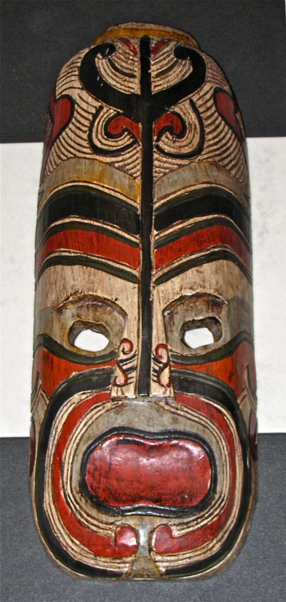 Tribal Mask / Wooden / HandCarved