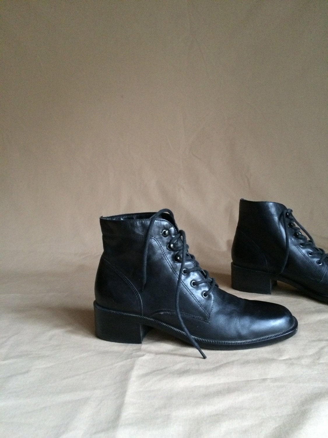 leather pixie ankle boots