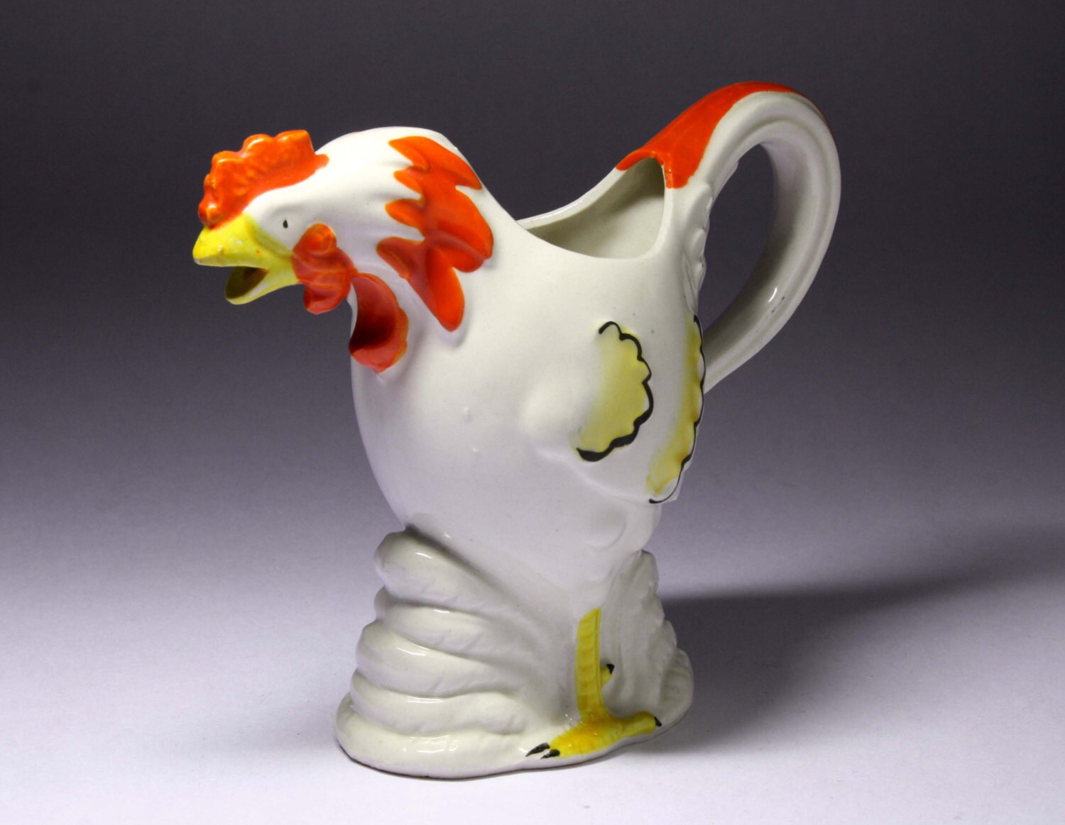 Vintage Ceramic Rooster Creamer Made in Japan circa