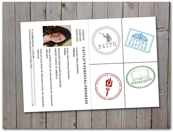 Fake Passport Template Pdf