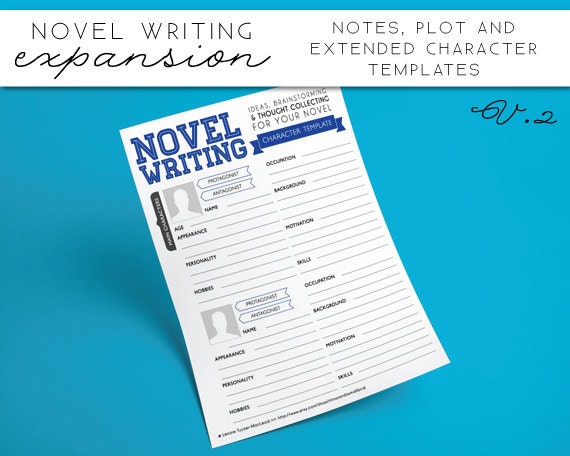 Novel Writing Templates V2 EXPANSION PACK