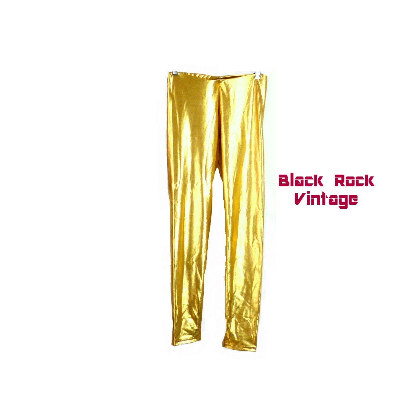 gold lame jeans