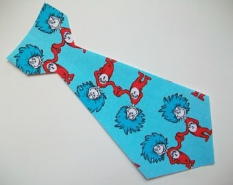 DIY No-Sew Dr Seuss Thing 1 & Thing 2 Fabric Tie Applique - Iron On