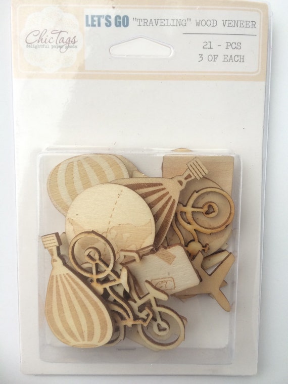 Chic Tags Traveling Wood Veneer