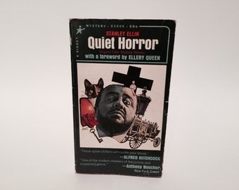 Vintage Mystery Book Quiet Horror by Stanley Ellin 1965 Paperback Anthology