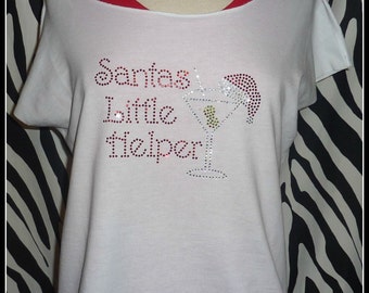 santas little helper t shirt