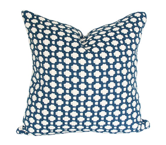 Betwixt Indigo Blue Pillow Cover MadetoOrder