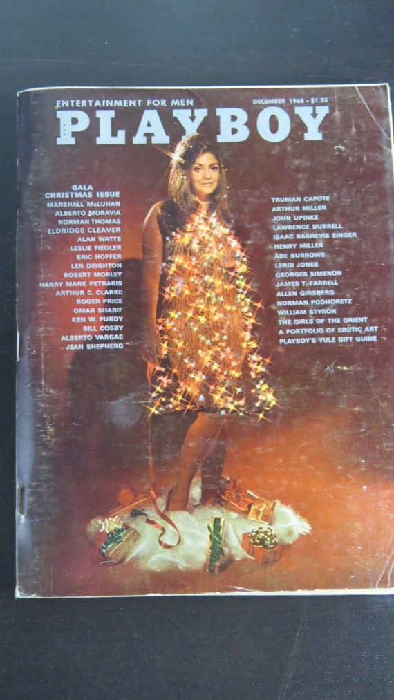 Original Playboy Magazine December Gala Christmas Issue