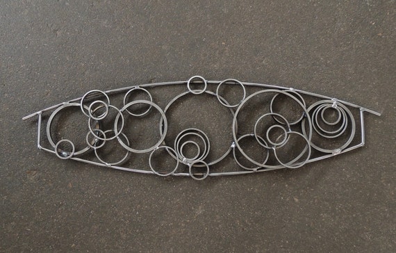 Modern Steel Wall Art Metal Wall Art Mid Century Inspired