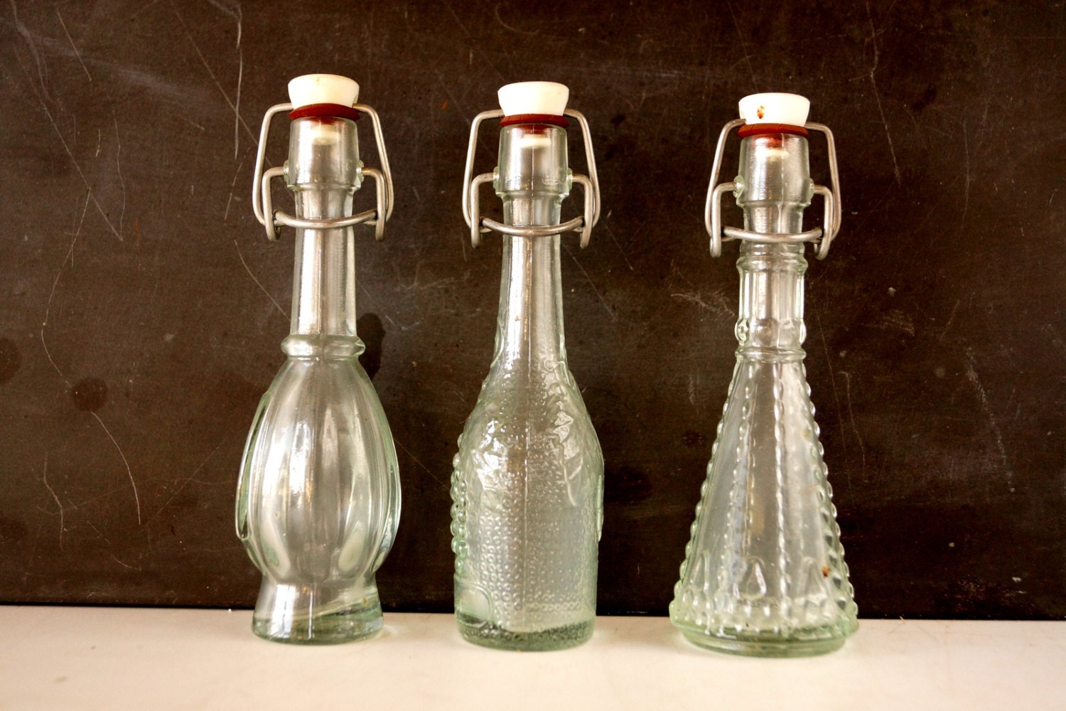 bottle ceramic stoppers vintage Ceramic Vintage Stoppers Set Decorative Bottles ThirdShift by with