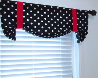 Items similar to Mickey Mouse Valance Curtain. Kids room Window ...