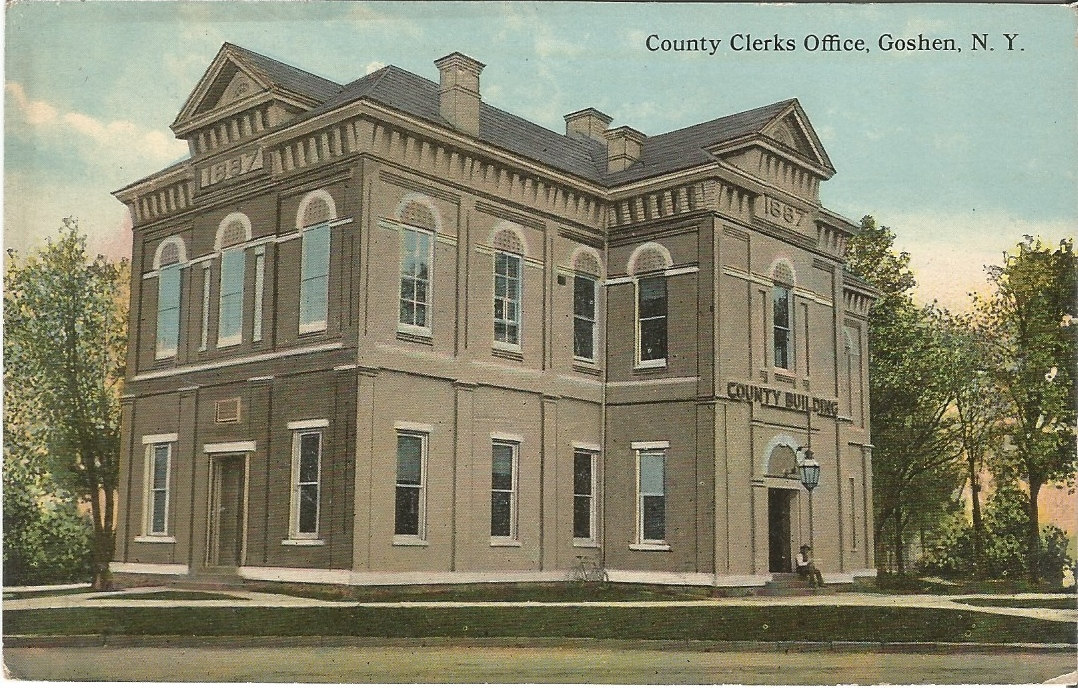County Clerks Office Goshen New York Government Business