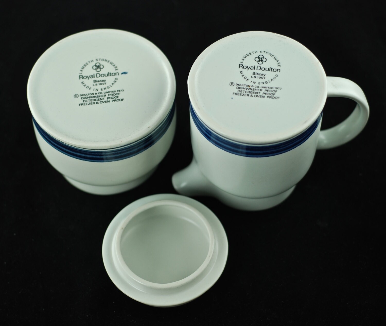 Vintage Royal Doulton 'Biscay' Lambeth Stoneware Cream