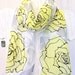 Silk Scarf Handpainted, Yellow Floral Scarf, Lemon Yellow Roses Scarf, Silk Scarves Takuyo, 8x54 inches, Made to order..