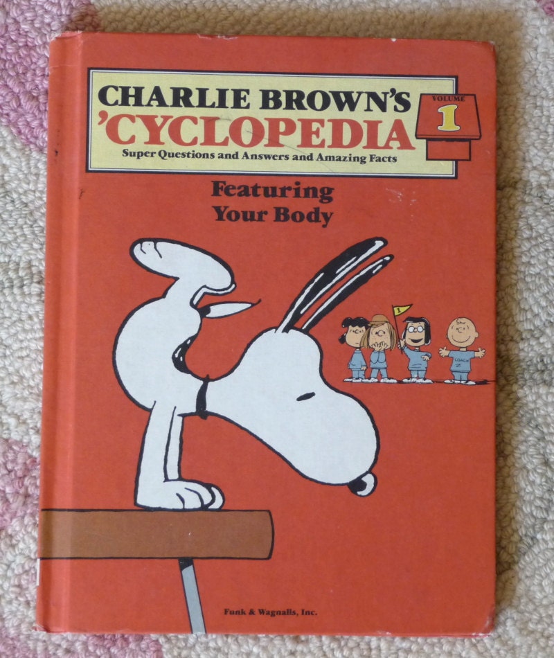 Vintage Charlie Brown's 'Cyclopedia Encyclopedia Set Of 12 1980 Snoopy Vintage Charlie Brown's 'Cyclopedia Encyclopedia Set Of 12 1980 Snoopy