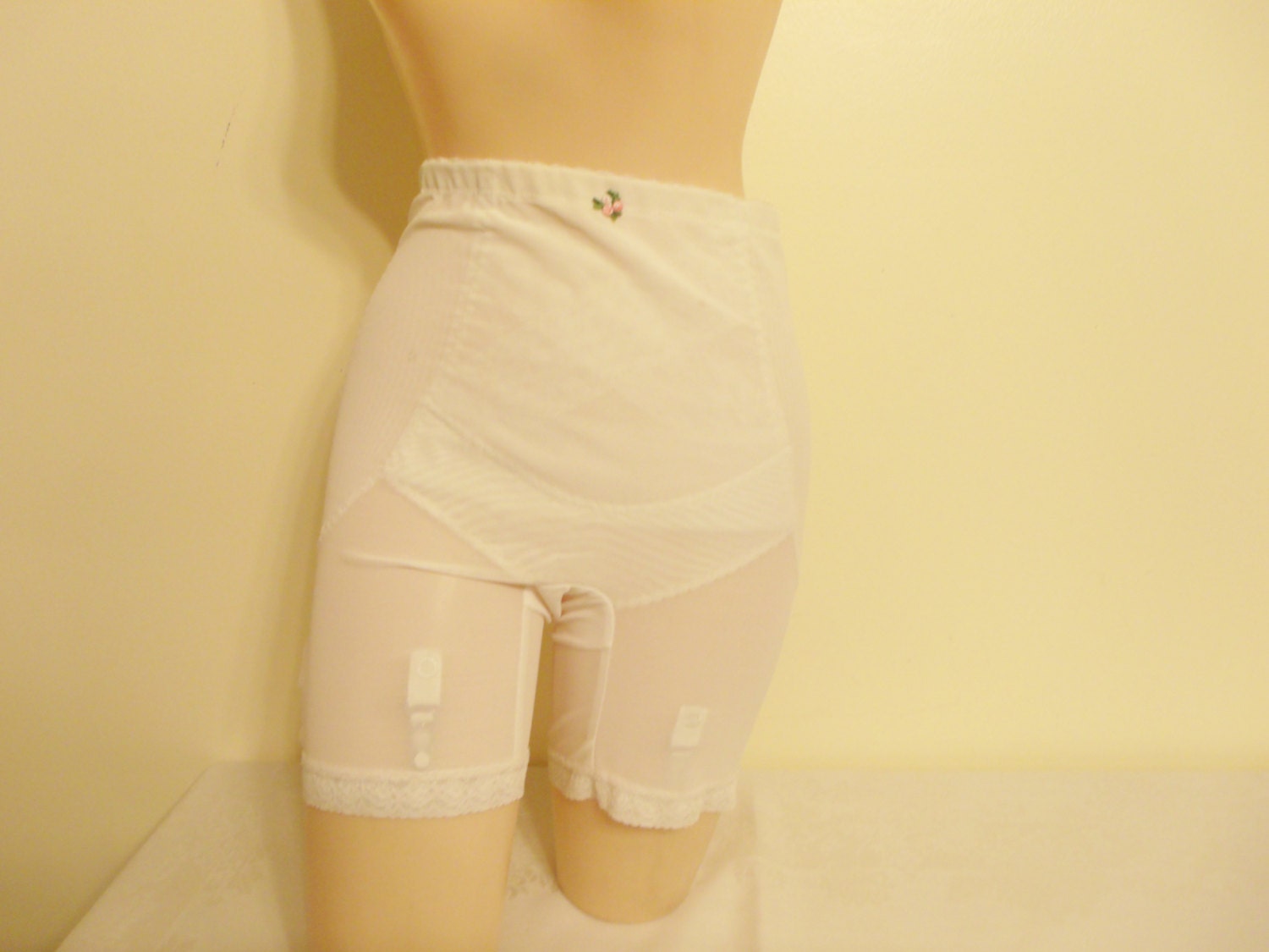 Vintage Girdle with Garters Shapewear by ChellesTreasure on Etsy