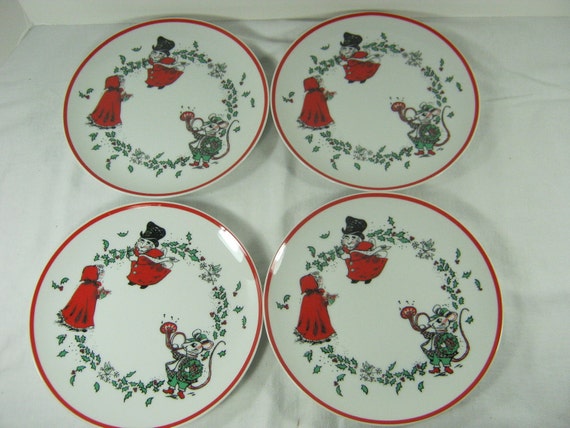 vintage georges briard uncle mistletoe christmas dessert plate marshall fields christmas ornament