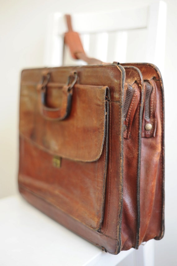 renwick leather briefcase