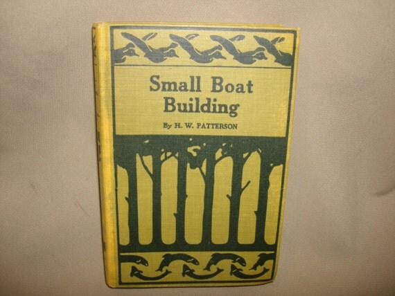 1929 Old SMALL BOAT BUILDING Design Tools Wood Deck Framing Planking ...