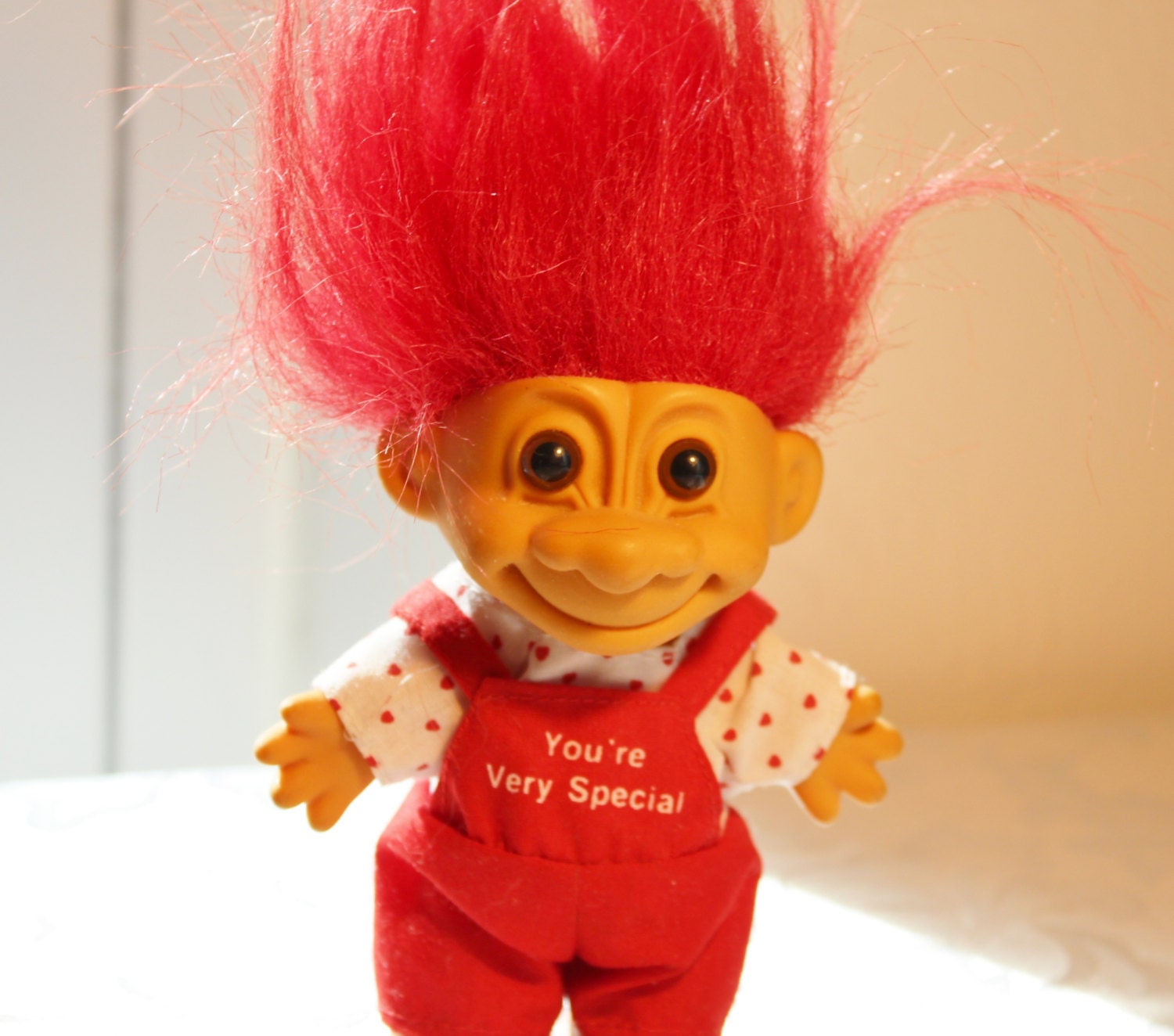 You're Very Special troll doll by Russ Red hair red