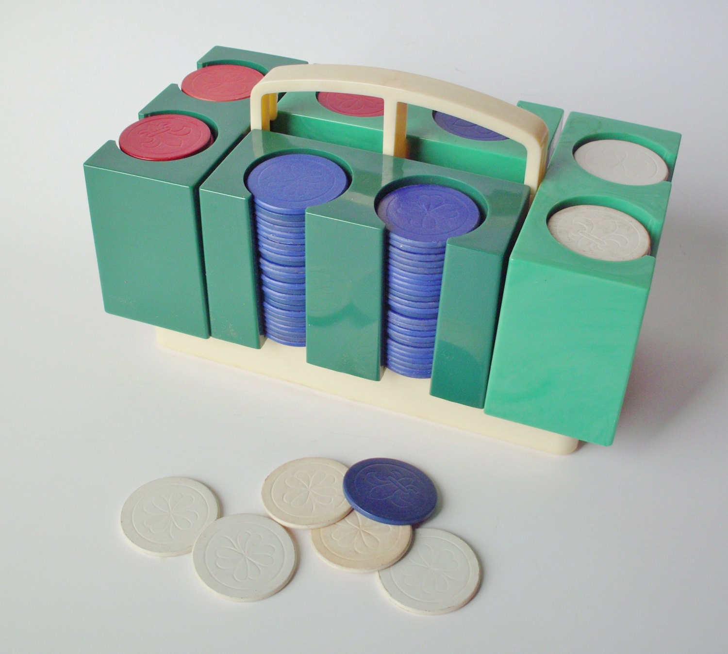 Dennison Modular Poker Chip Caddy with Large by PoorLittleRobin