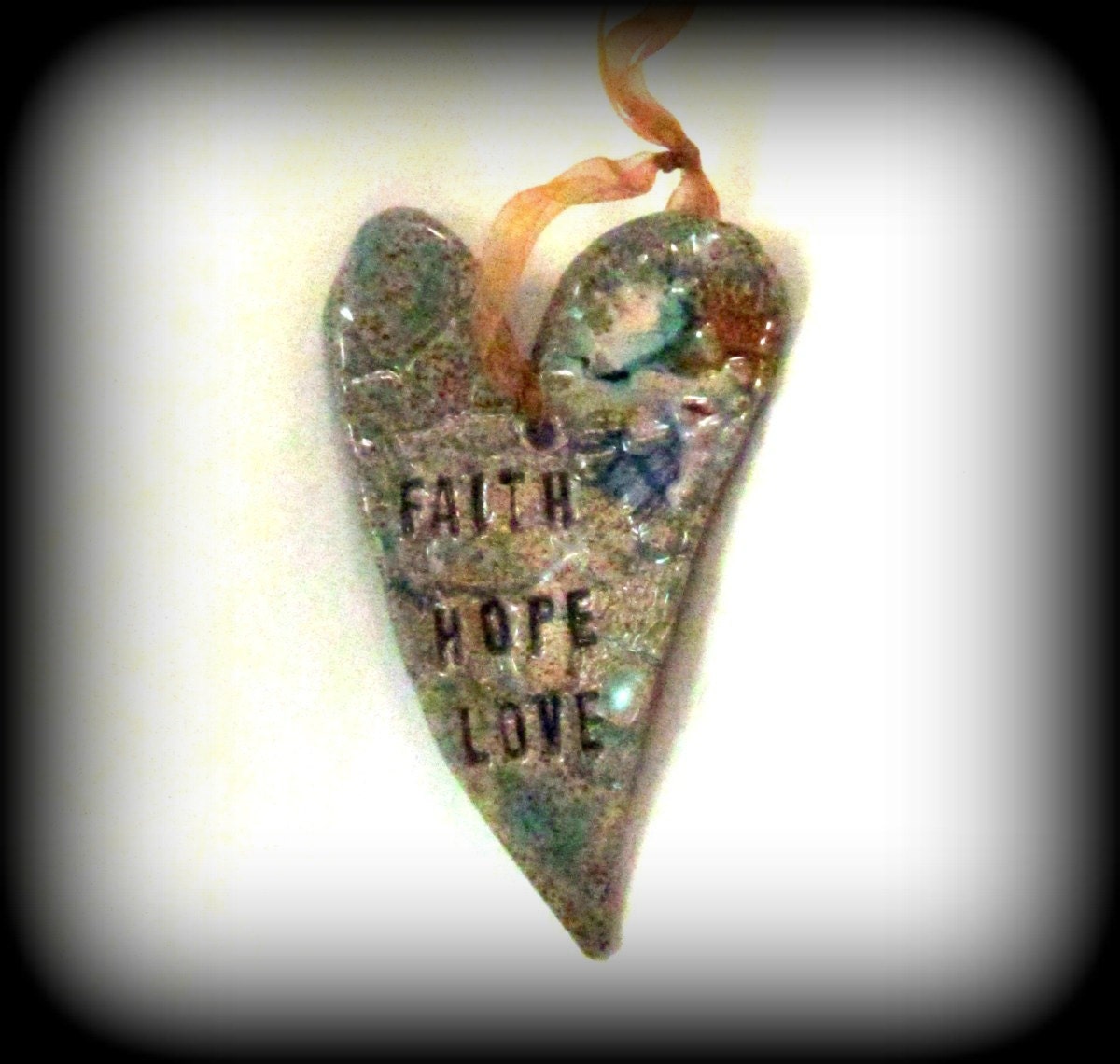 Pottery Heart Decorative Ceramic Heart Wall by FiredUpLadiesHome