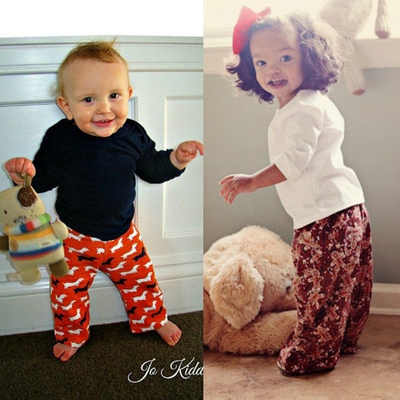 Baby Taylor's Pajama Pants PDF Pattern Sizes newborn to